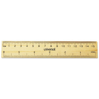 RULER,6",WOOD,2/PK