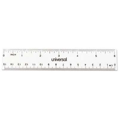 RULER,6",CLEAR,2/PK,CLR