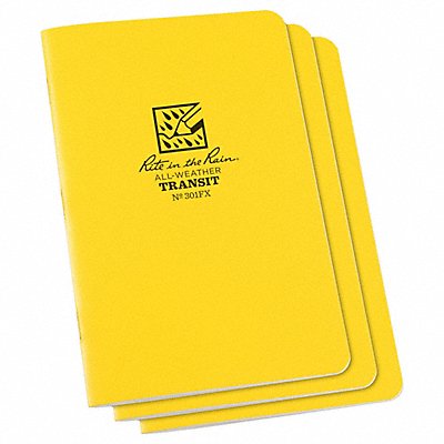 Stapled Notebook PK 3