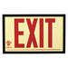 Exit Sign 7 1/2 in x 13 in Plastic