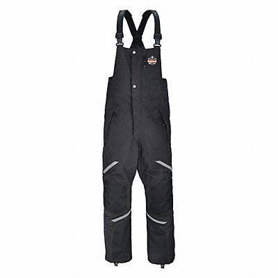 Thermal Bib Overalls Black Large