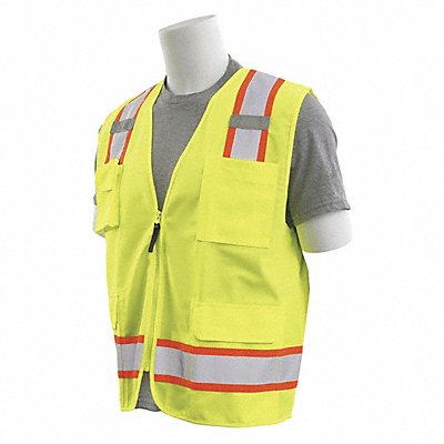 Surveyor Vest ANSI Class 2 Lime XL