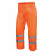 Hi-Vis Waterproof Pants Orange 5XL