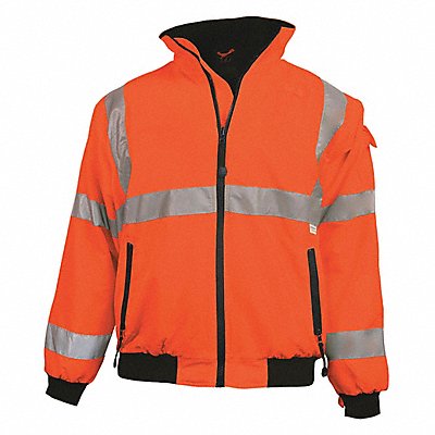 Hi-Vis Jacket Water Resistant Orange 3XL
