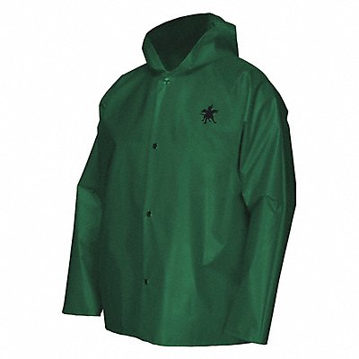 Unisex Jacket with Hood Green XL