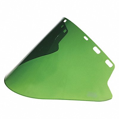 Faceshield Hi Temp Med Green Poly 20 