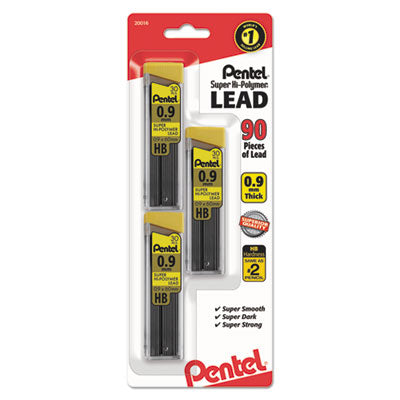 LEAD,0.9MM, 3/PK,BK