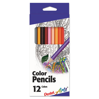 PENCIL,COLOR,12/PK,AST