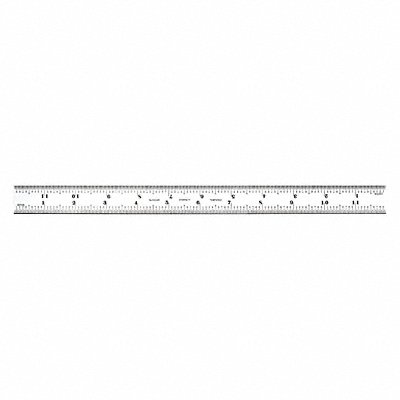 Ruler Spring-Tempered Steel 12 L x 1 W