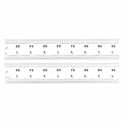 Ruler Heavy Spring-Tempered Steel 96 L