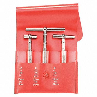 Telescoping Gauge Set Number of Pieces 3