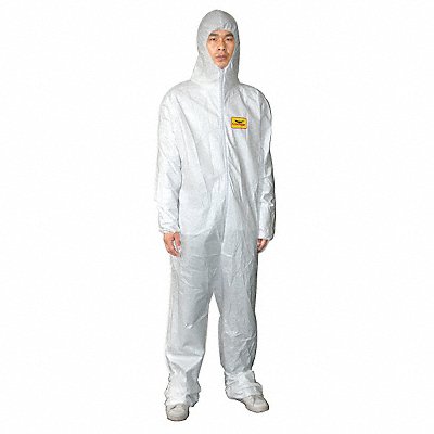 Coveralls 4XL Wht Film Lam PK25