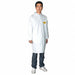 Lab Coat White Button L PK8