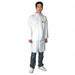 Lab Coat White Button M PK30
