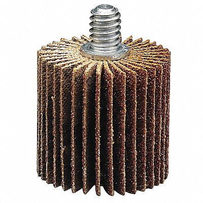 Flap Wheel 1 1/2 in Dia 1 in W P80 Grit