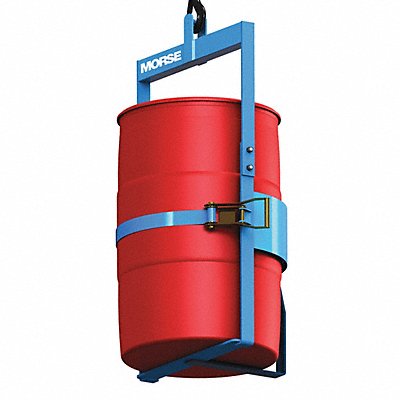 Drum Lifter Blue Vertical Carbon Steel