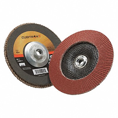 Flap Disc 7 in Dia 5/8 in Arbor 40 Grit