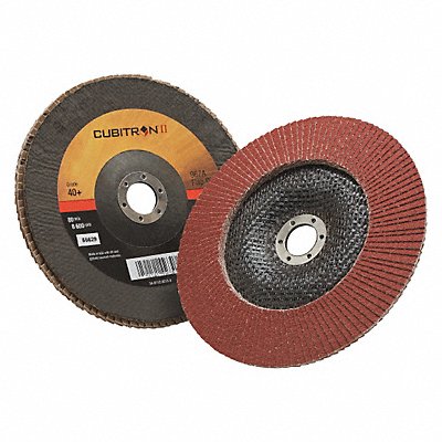 Flap Disc 7 in Dia 7/8 in Arbor 40 Grit