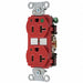 Receptacle Red 20 A 2P3W Back Side 1PK