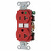 Receptacle Red 20 A 2P3W Back Side 1PK
