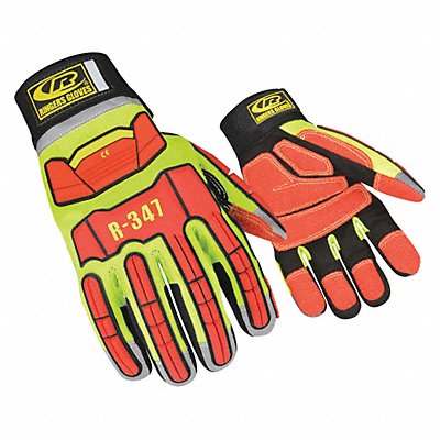 Glove Rescue Cut Resistant 2XL Hi-Vis Pr