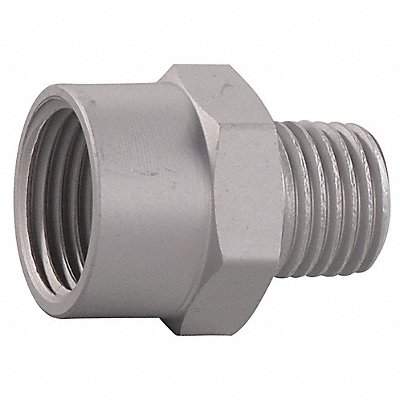 Pipe Bushing Aluminum 1/4 x 3/8 in