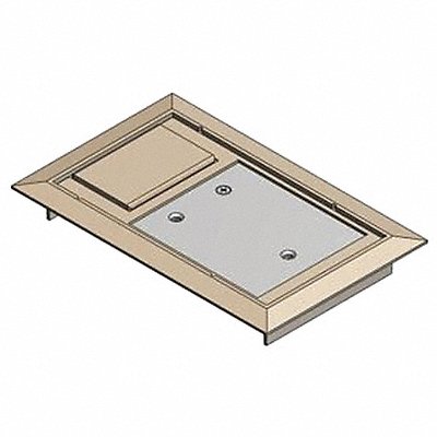 Floor Box Cover 8-1/8 in Beige
