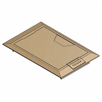 Floor Box Cover 8-3/8 in Brass