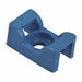 Cable Tie Base Saddle Screw Blue PK100