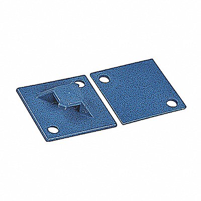 Cable Tie Base 4 Way Screw Blue PK100