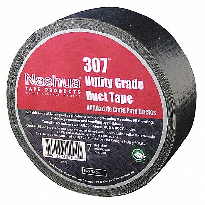 Duct Tape Black 1 7/8 in x 60 yd 7 mil