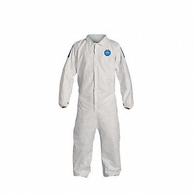 G7263 Coveralls XL Blue/Wht Tyvek 400 D PK25