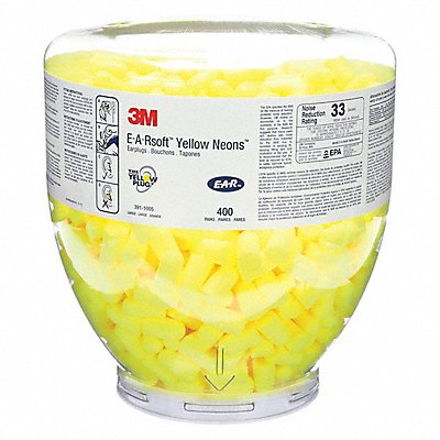 Ear Plug Dispensing System Yellow 33dB