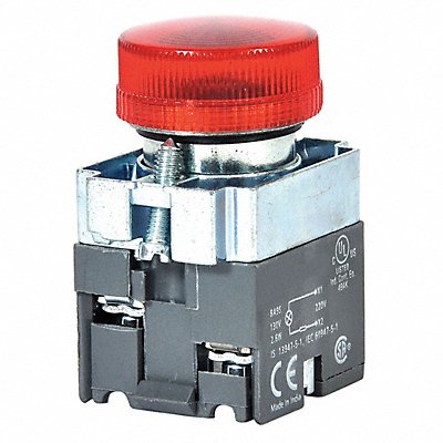 Pilot Light 22mm LED Red