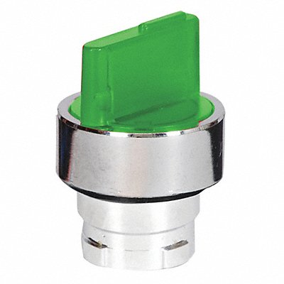 Illum Selector Switch 3 Pos 22mm Green