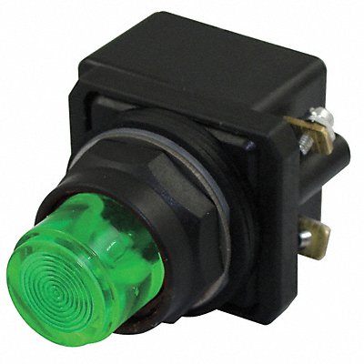 H6729 Pilot Light LED 120VAC 30mm Plastic GR