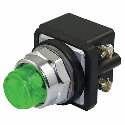 H6726 Pilot Light LED 120VAC/DC 30mm Chrome GR