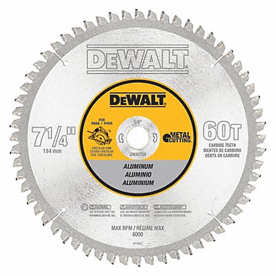 Circular Saw Blade 7 1/4 in 60 Teeth