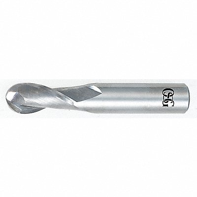 Ball End Mill Single End 7/8 Carbide