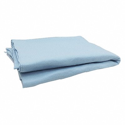 Blanket Blue Synthetic Fiber 72in L PK12