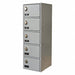 Locker 5x1Lckrs Lt Gry 30.5 x9 x12 