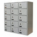 Locker 5x3Lckrs Lt Gry 30.5 x27 x12 