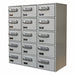 Locker 5x3Lckrs Lt Gry 30.5 x27 x12 