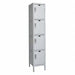 Locker 4x1Lckrs Lt Gry 78 x15 x18 
