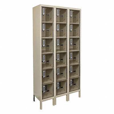Bx Lckr 6x3Lckr Tan 78 x36 x18 UnAssm