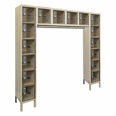 Bx Lckr 6x6Lckr Tan 78 x72 x18 UnAssm
