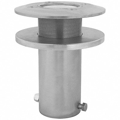 Deck Mount Sleeve Silver