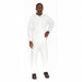 Collared Coverall Elastic White 4XL PK25