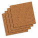 Bulletin Board Tiles Natural PK4