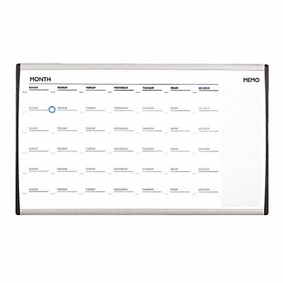 Month Calendar Planning Board 18 x 30 In